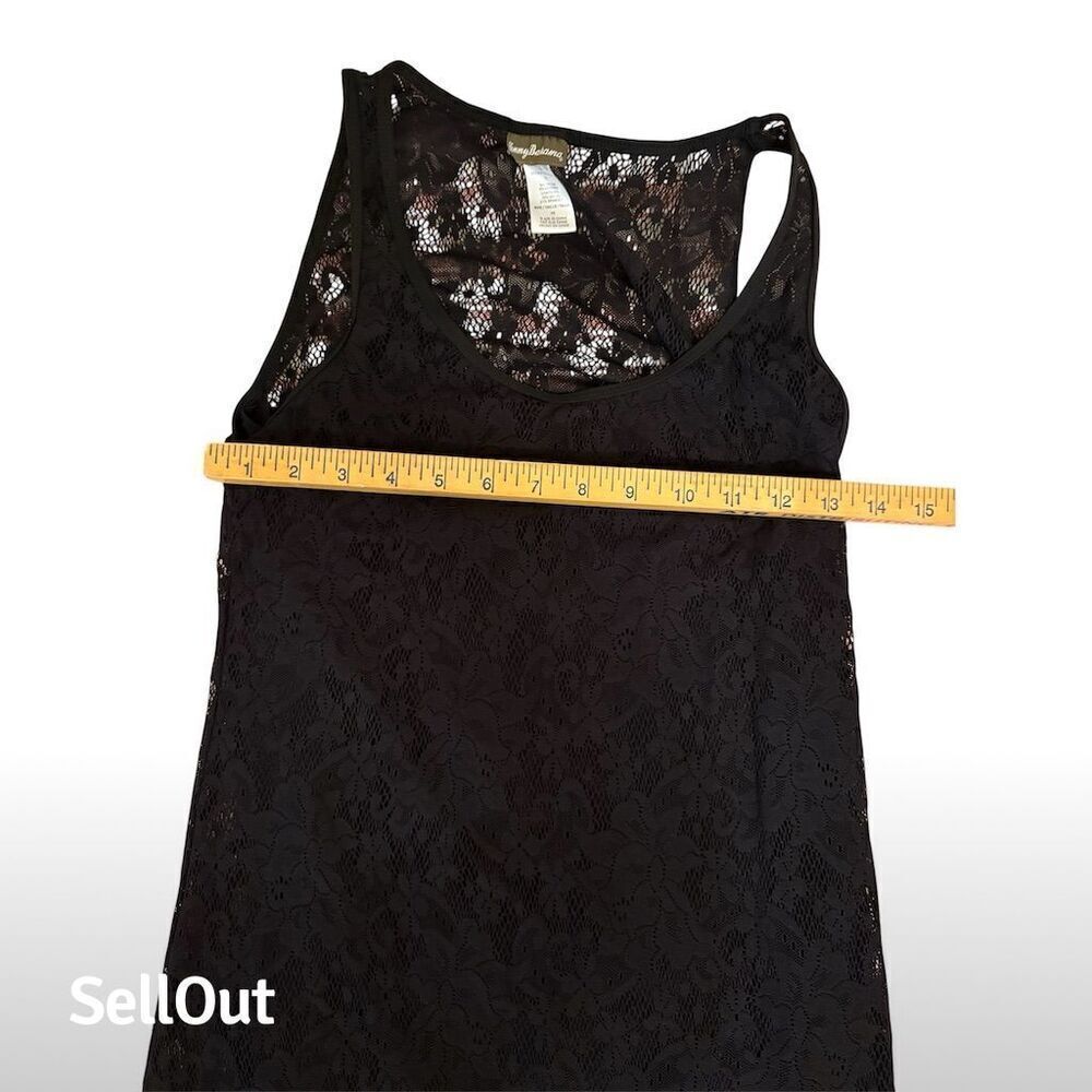 Tommy Bahama Women's XS Black Lace Maxi Dress Sleeveless Scoop Neck - Picture 5 of 6